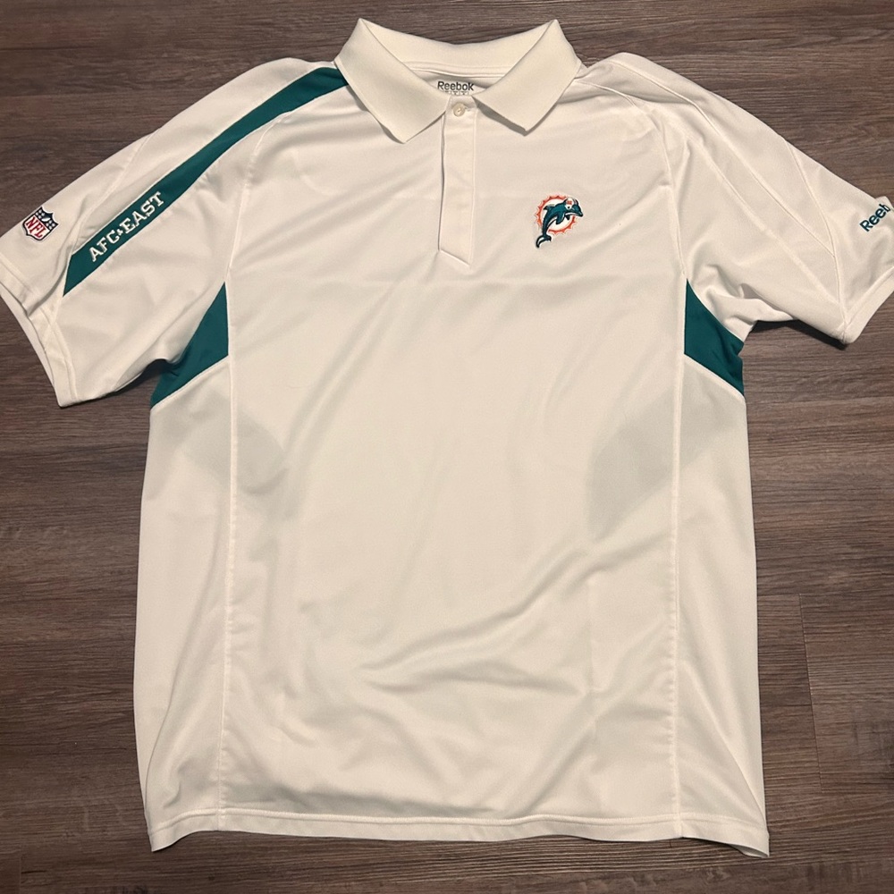 Dolphins Reebok Polo